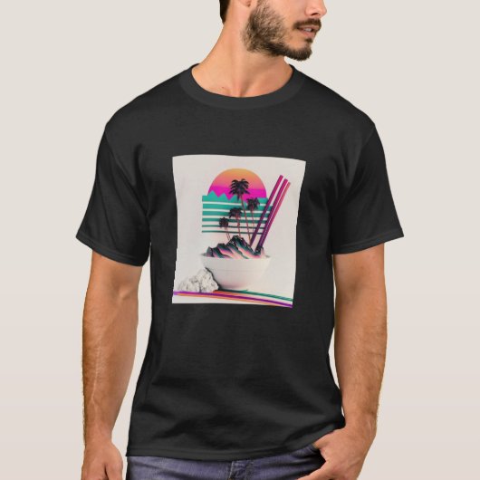 Vapergolf esthetisch Glitch Retrowave Synthwave 1 T-shirt (Voorkant)