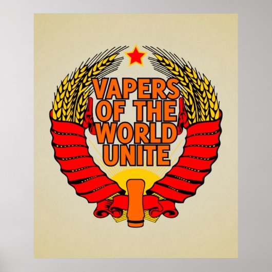 Vapers van de Wereld Unite Poster (Voorkant)