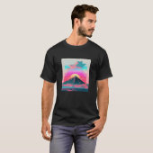 Vaperwave Aesthetic Glitch Retrowave Synthwave  2 T-shirt (Voorkant volledig)
