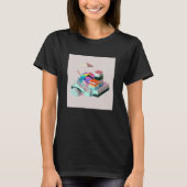 Vaperwave Aesthetic Glitch Sushi Retrowave Synthwa T-shirt (Voorkant)