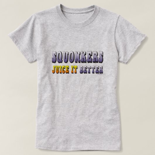 ☐ VAPEShirt | Squonkers maken het beter af met Vap T-shirt (Design voorkant)