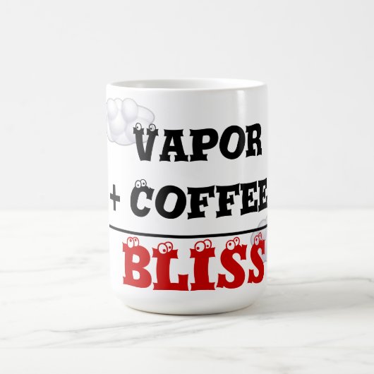 Vapeur + Café = tasse de bonheur (Centre)