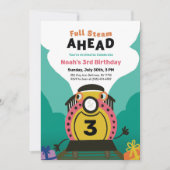 Vapeur complète à l'avant pour les Invitations de (Devant)