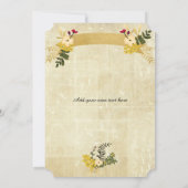 Vapeur Crâne Vintage Halloween Invitations (Dos)