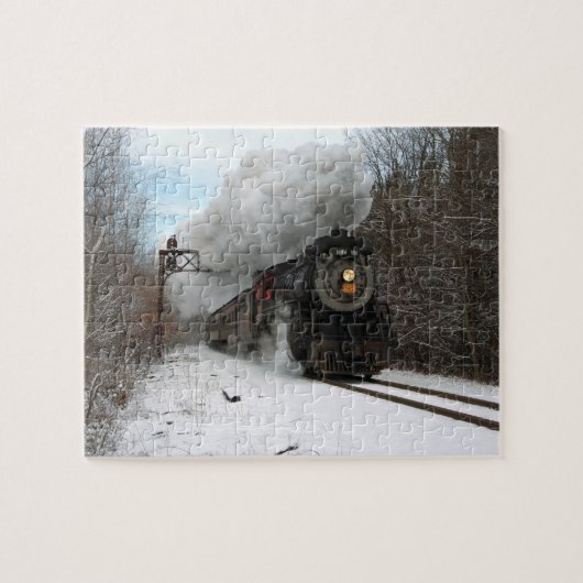 Vapeur dans le puzzle d'hiver (Horizontal)