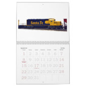 Vapeur de locomotives et calendrier mural diesel (Mar 2026)