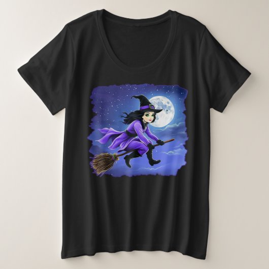 Vapeur d'un balai - Wicca Halloween 1 (Design devant)