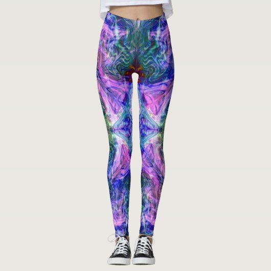 Vapeurs colorés 2 Leggings (Devant)