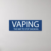 Vaping Canvas Afdruk (Voorkant)