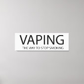 Vaping Canvas Afdruk (Voorkant)