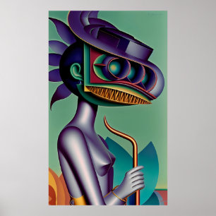 Vaping haar weg door de universiteit poster