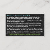 Vaping Info Visitekaartje (Achterkant)
