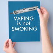 Vaping is niet roken flyer (Hand)