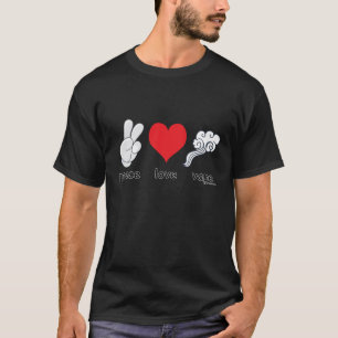 vaping Peace Love Vape beroemd gemaakt door Vape T-shirt