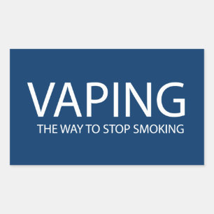 Vaping Rechthoekige Sticker