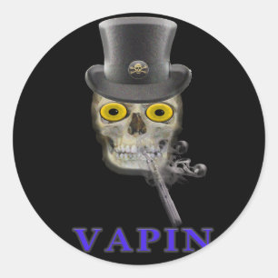 Vaping Ronde Sticker