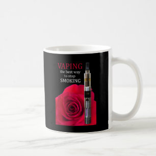 Vapings- en roos-bloem koffiemok