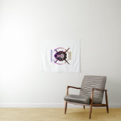 Vaporgolf-banner Wandkleed (In Situ (horizontaal))