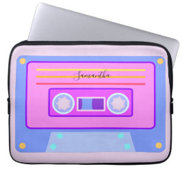 Vaporgolf esthetisch Licht Paars 90s Mixtape Laptop Sleeve