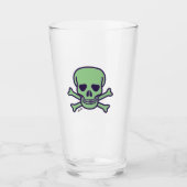 Vaporisateur en verre crâne vert (Devant)
