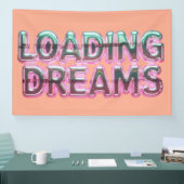 Vaporwave Aesthetics with Glitch Effect and Neon  Spandoek (Beurs)