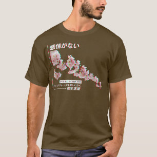 Vaporwave Aesthetische CherryBlossom, Glitch Japan T-shirt