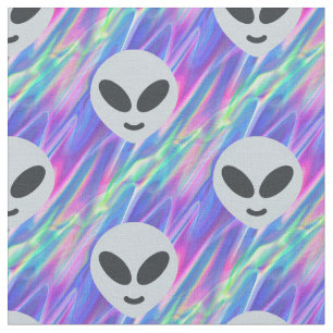 vaporwave alien emoji stof