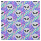 vaporwave alien emoji stof (Swatch)