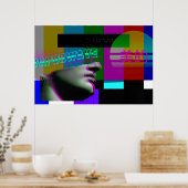 Vaporwave Art Poster | Vaporgolf-esthetisch Poster (Keuken)