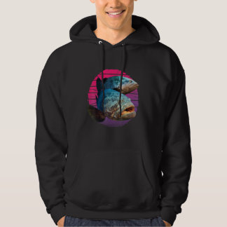Vaporwave Atlantic goliath grouper fish itajara fi Hoodie