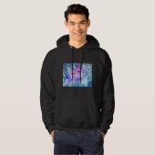 Vaporwave Cat - Hoodie  (Voorkant volledig)