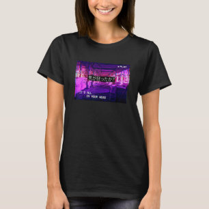 Vaporwave Esthetiek Liminale Ruimte 80's 90's Retr T-shirt