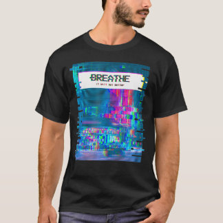 Vaporwave esthetiek voor een anime meisje t-shirt
