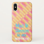 Vaporwave esthetisch Mac en kaas Case-Mate iPhone Case (Achterkant)