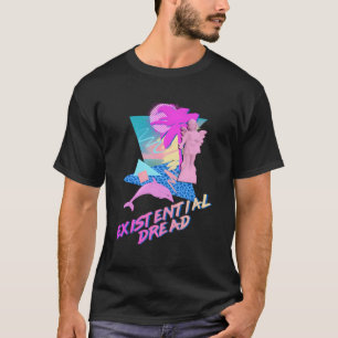 Vaporwave Esthetische Existentiële Dread Dolphin A T-shirt