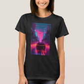 Vaporwave esthetische outrun synthwave retrowave t-shirt (Voorkant)