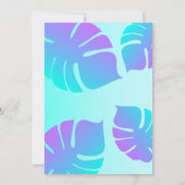 Vaporwave geek 80s et 90s Invitation d'anniversair (Dos)