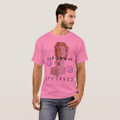 Vaporwave - Geek Show T-shirt (Voorkant volledig)