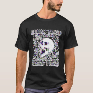 Vaporwave Human Trash Esthetisch T-shirt