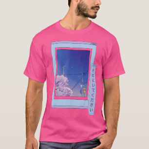 Vaporwave Japans nacht Cherry Blossom Brows T-shirt