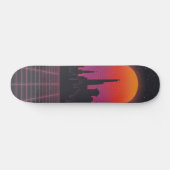 Vaporwave Skateboard (Horizontaal)