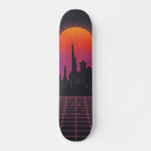 Vaporwave Skateboard (Voorkant)