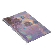 Vaporwave Sunset Glitch Forest Carnet (Côté Droit)
