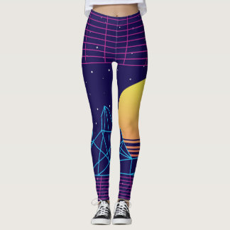 Vaporwave Sunset Leggings