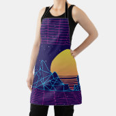 Vaporwave Sunset Schort (Insitu)