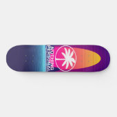 Vaporwave Sunset Skateboards (Horizontaal)