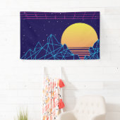 Vaporwave Sunset Spandoek (Insitu)