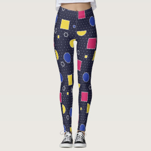 Vaporwave Synthwave Memphis Retro Stijl Leggings