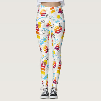 Vaporwave Synthwave Retro Stijl Yoga Leggings