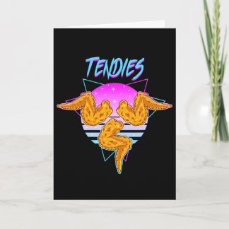 Vaporwave Tendies Kipnuggets Japanse Kanji Kaart